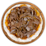Cheese & Donner Pizza 