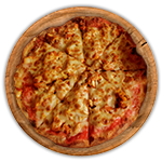 Cheese & Chicken Pakora Pizza 